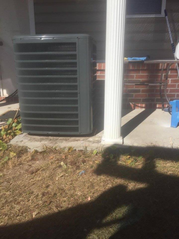 esidential house HVAC unit