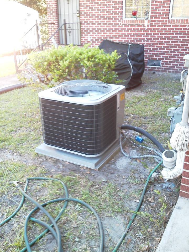 Residential house AC unit