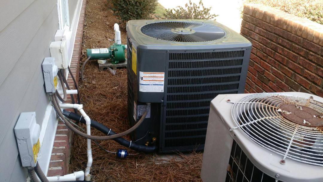 Residential house AC unit