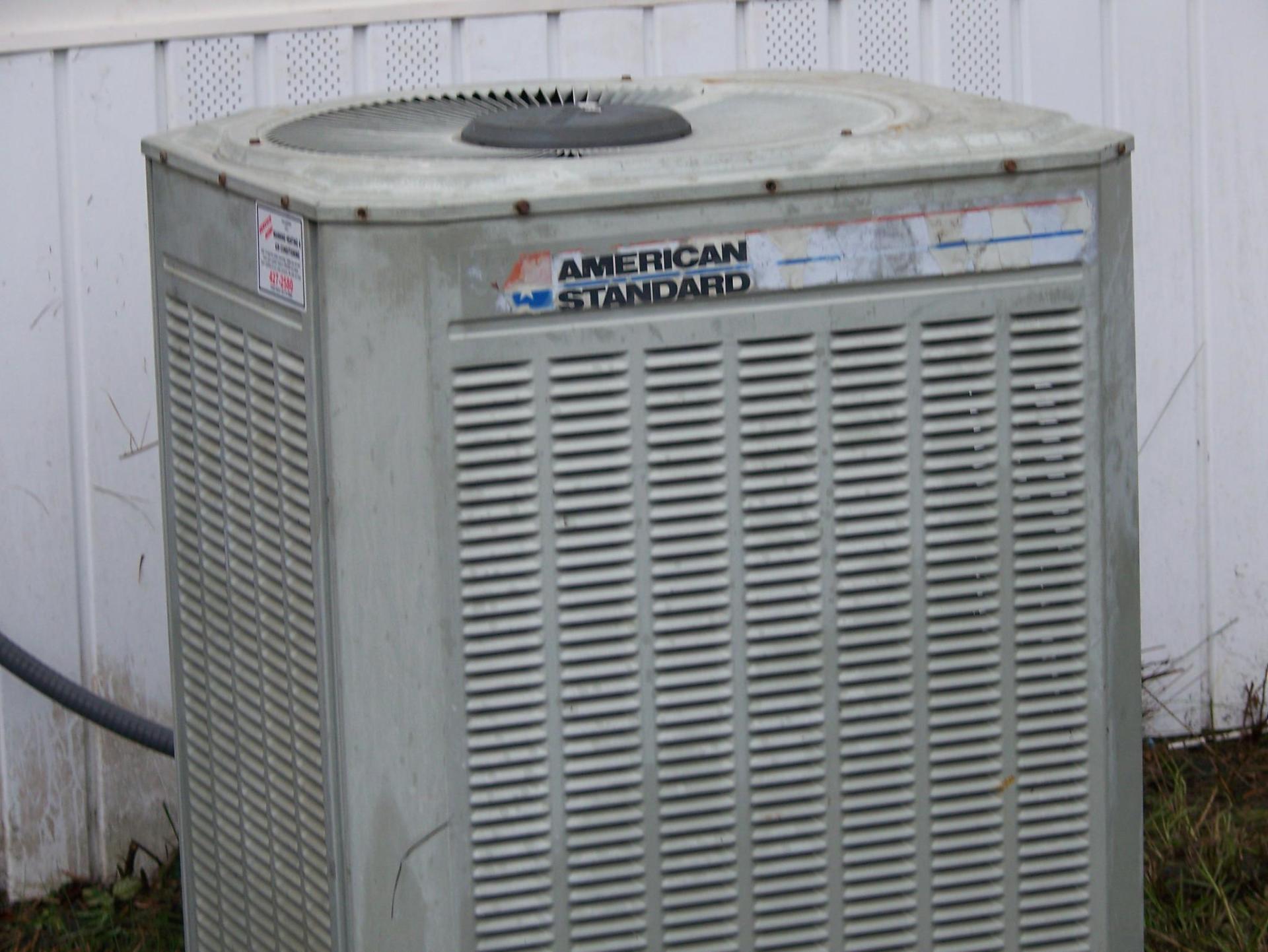Residential house HVAC unit