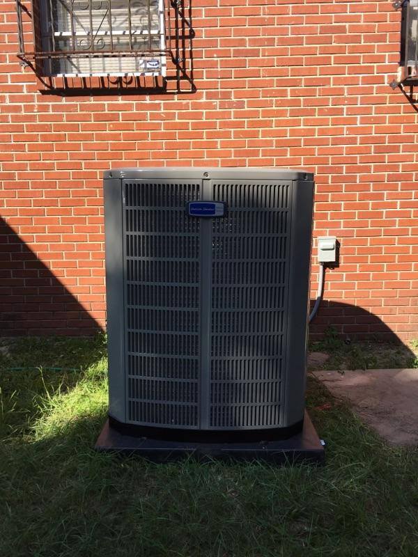 Residential house HVAC unit