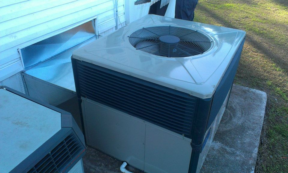 Residential house AC unit