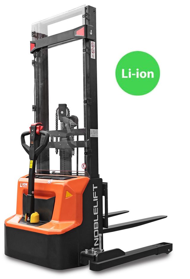 PSXE30 Lithium Walkie Straddle Stacker | Noblelift
