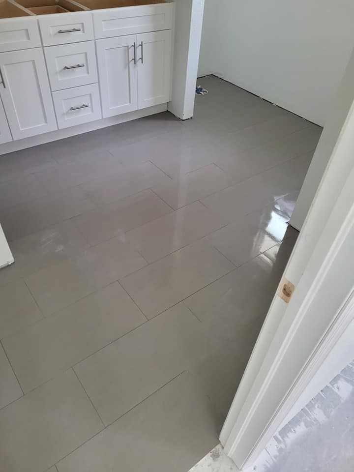 Tile flooring