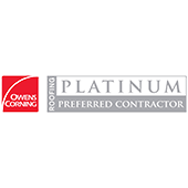 Owens corning is a platinum preferred contractor.
