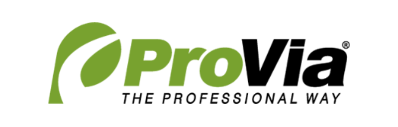 ProVia logo with green leaf icon and black tagline, “THE PROFESSIONAL WAY”
