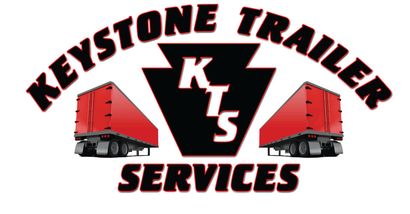 Black rectangular logo for Keystone Trailer Services featuring a red keystone icon with the white letters KTS inside.