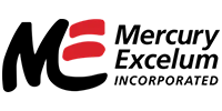 Mercury Excelum Incorporated logo with black and red stylized “ME” text
