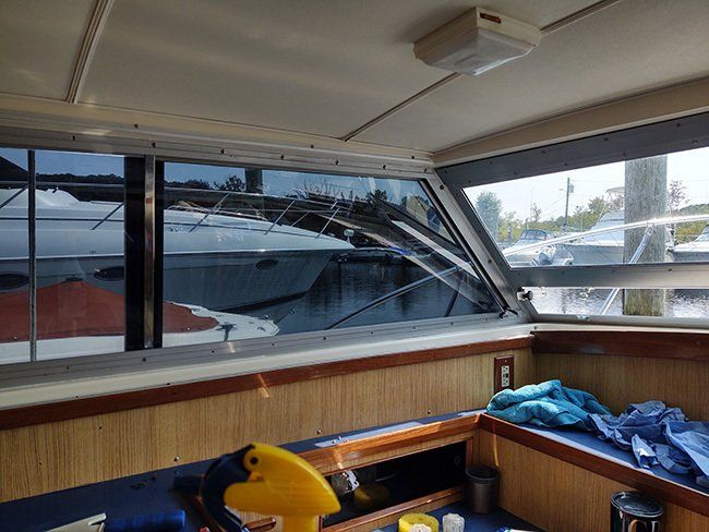 Marine window tinting