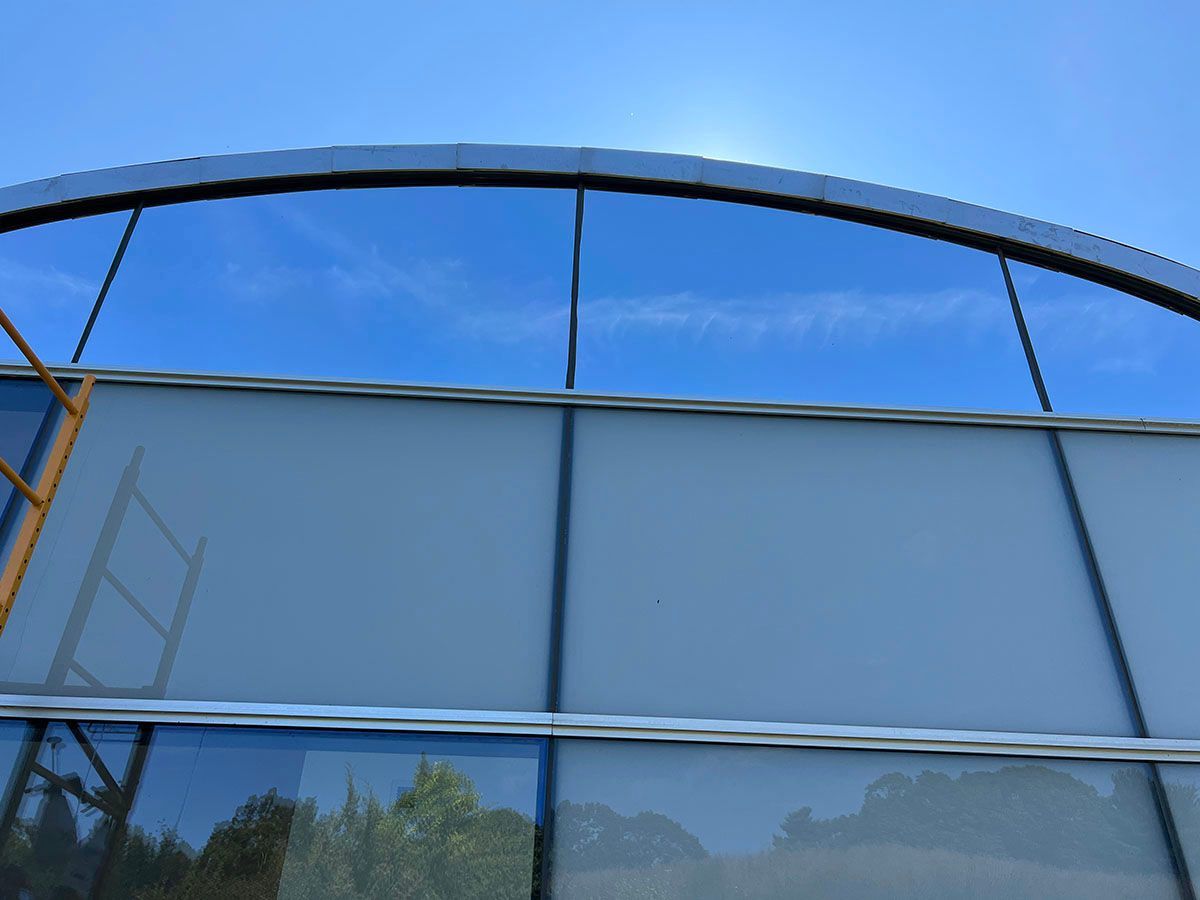 exterior window tint view