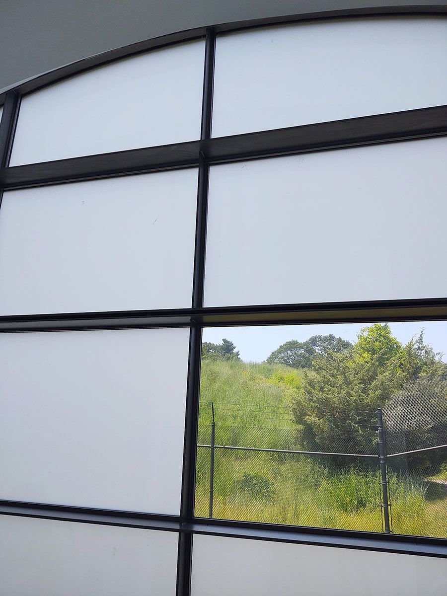 window glass film installation