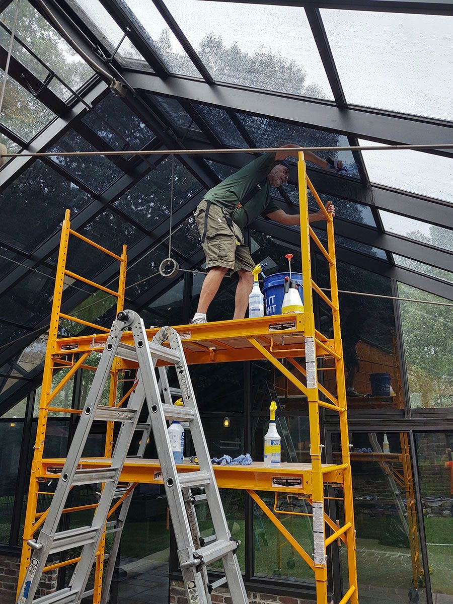 sunroom glass tinting work