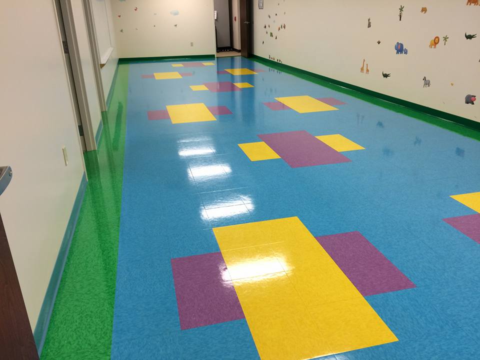 Commercial Tile flooring