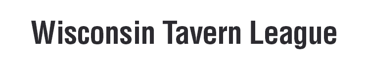 A logo for the wisconsin tavern league on a white background