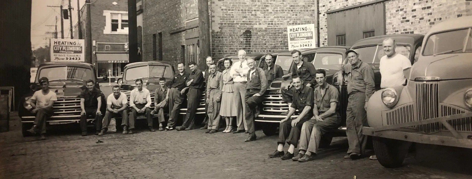 Old photo of staff