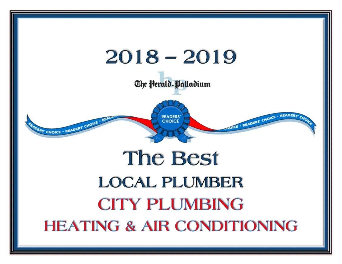 Best local plumber award