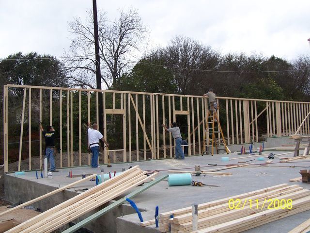 A picture of a building under construction taken on february 11 2009
