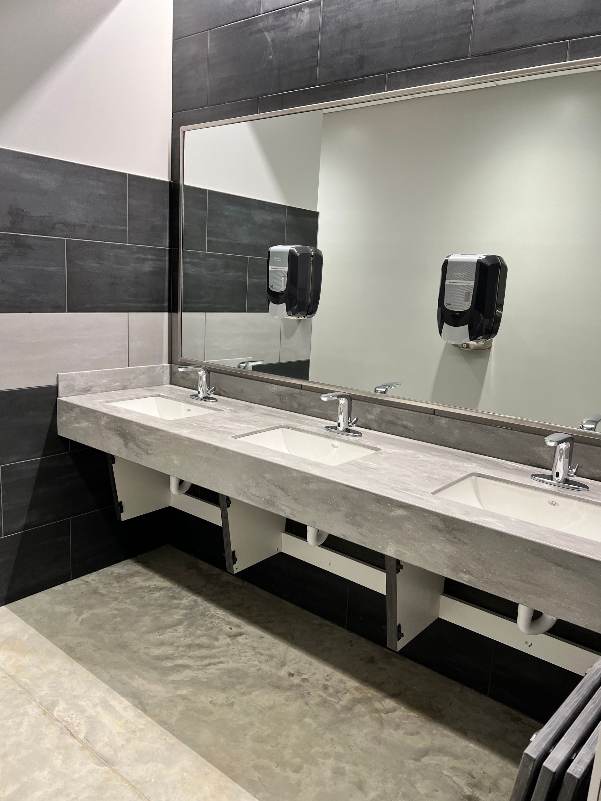 Commercial bathroom