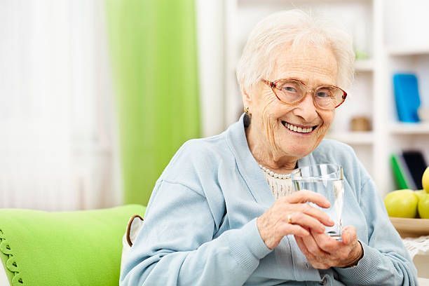 It is critical for elderly to stay hydrated in hot summer months.