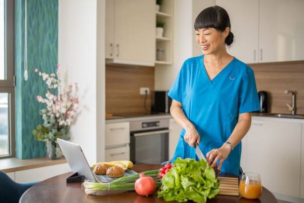 Home Health Aides provide meal preparation for elderly.