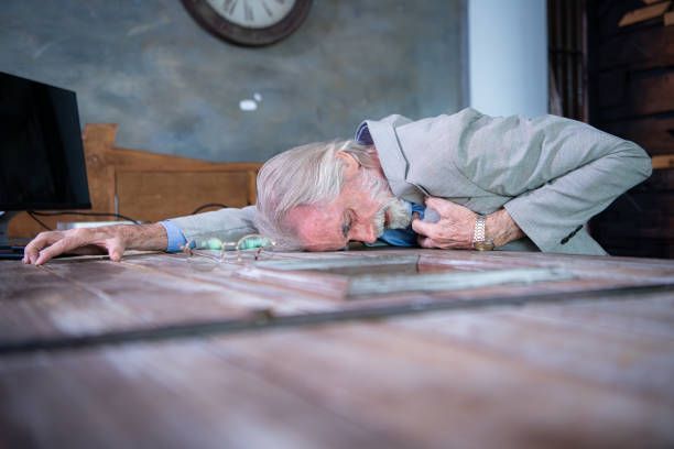 causes of elderly sleeping while sitting