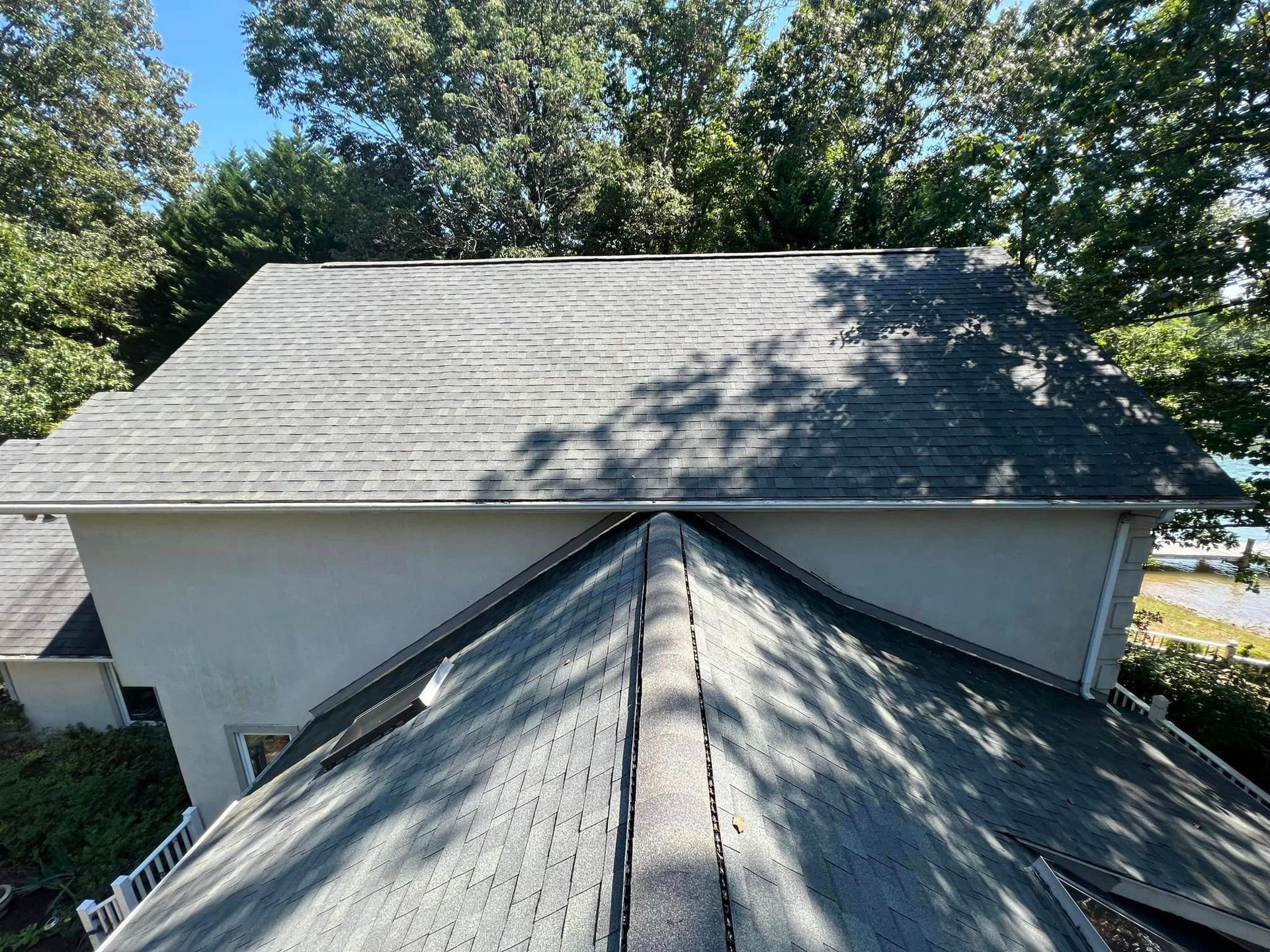 After roof cleaning