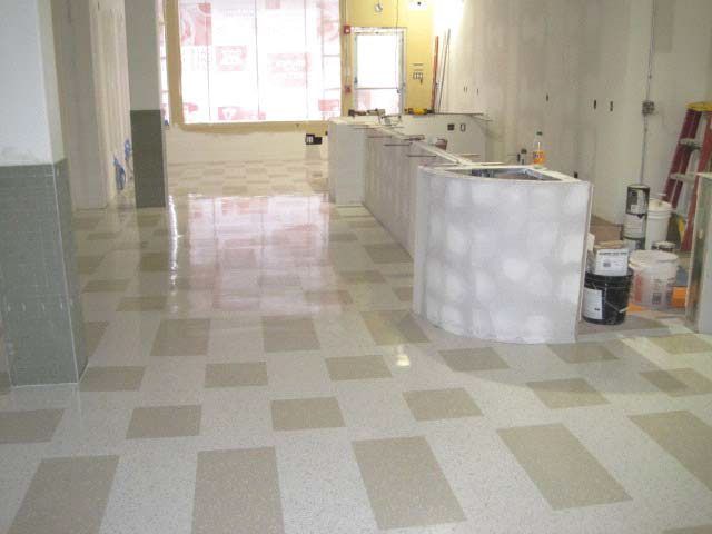 Cafe lift project kitchen counter renovation