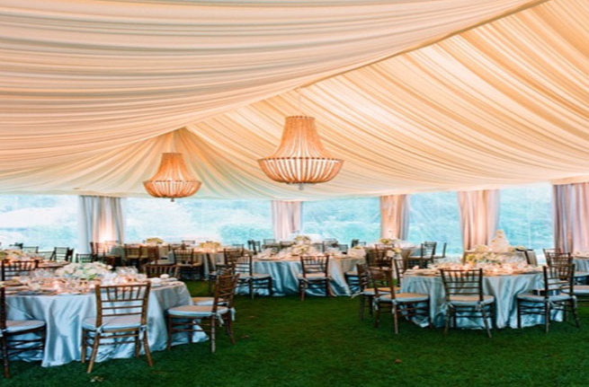 Tents for wedding occasion
