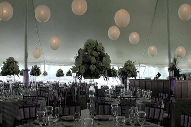 Tent rental for wedding occasions