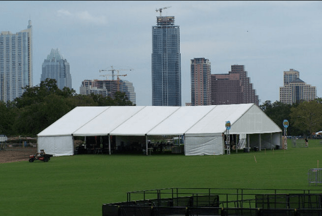 White tent