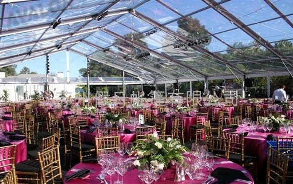 Clear tent
