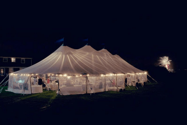 Big white tent
