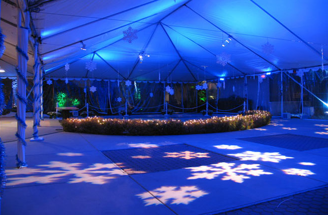 Tent at night