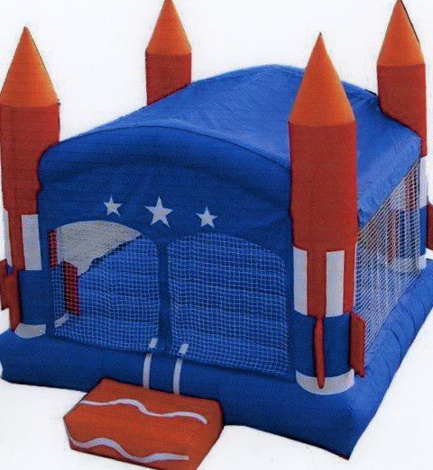 Inflatable rocket house