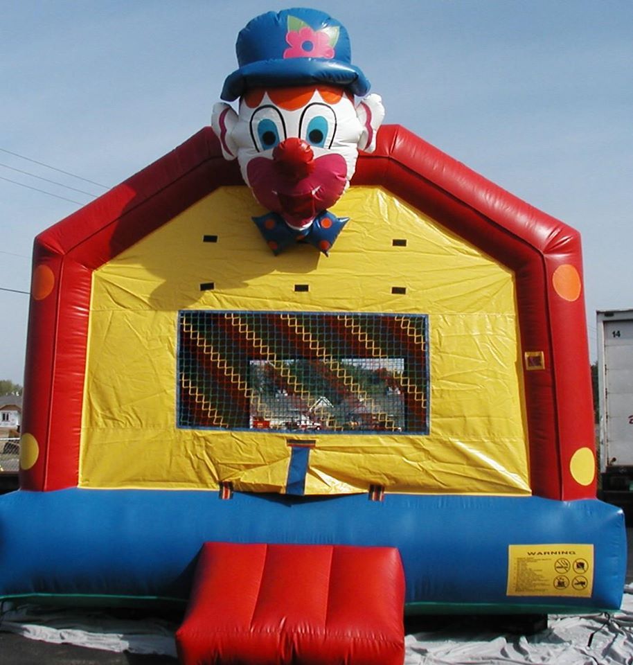 Inflatable clown house