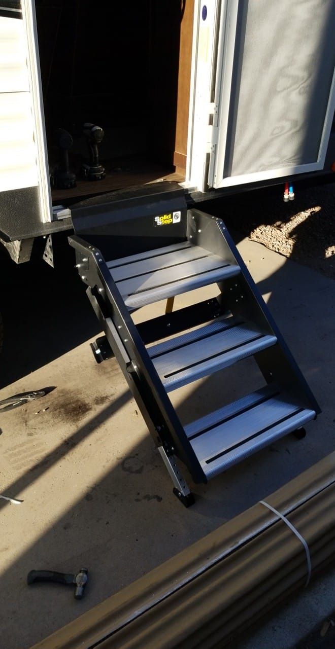 RV extended stairs
