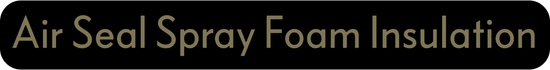 Air Seal Spray Foam Insulation - logo