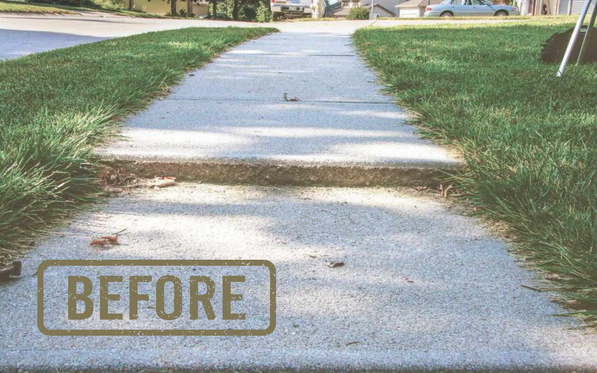 walkway before