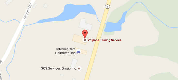 Volpone Towing Service Inc Map image