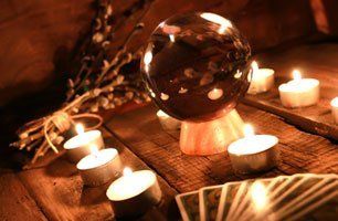 Energy reading using crystal ball