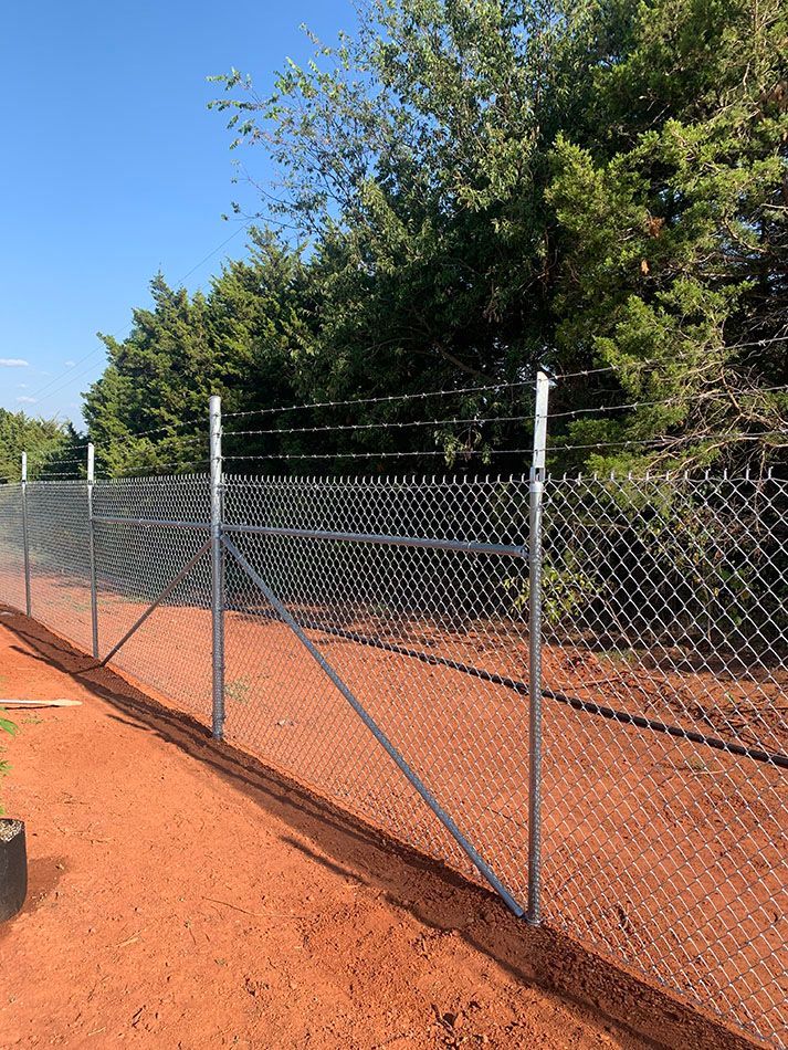 Chain link fence