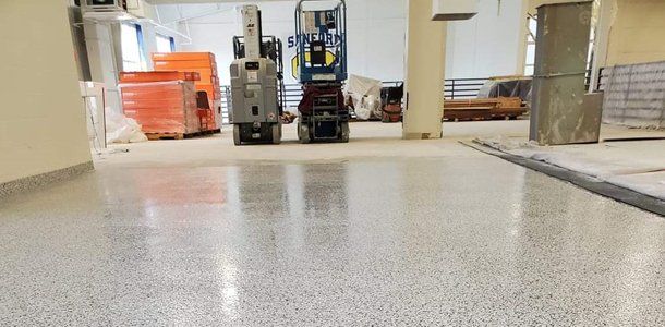 Glow in the Dark Epoxy Floor - Concrete Coatings All Year