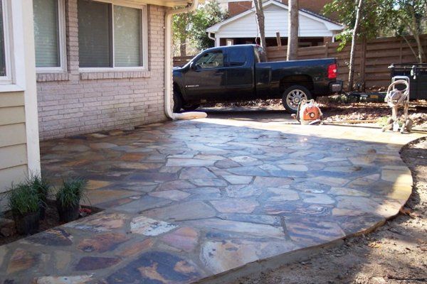 Patio and walkway installations