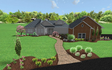 3D landscape design