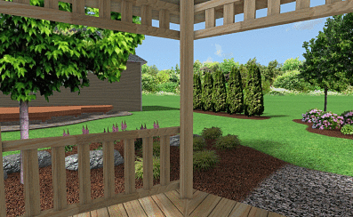 3D landscape design