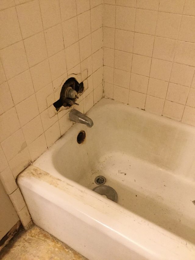 Before Bathtub Repair