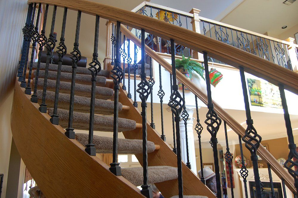 Staircase railings