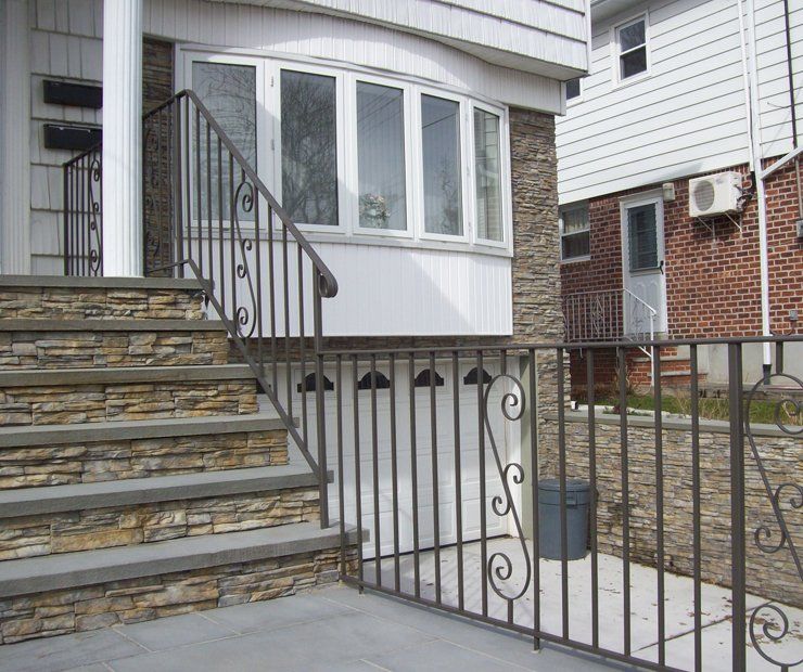 Residential railings and fence