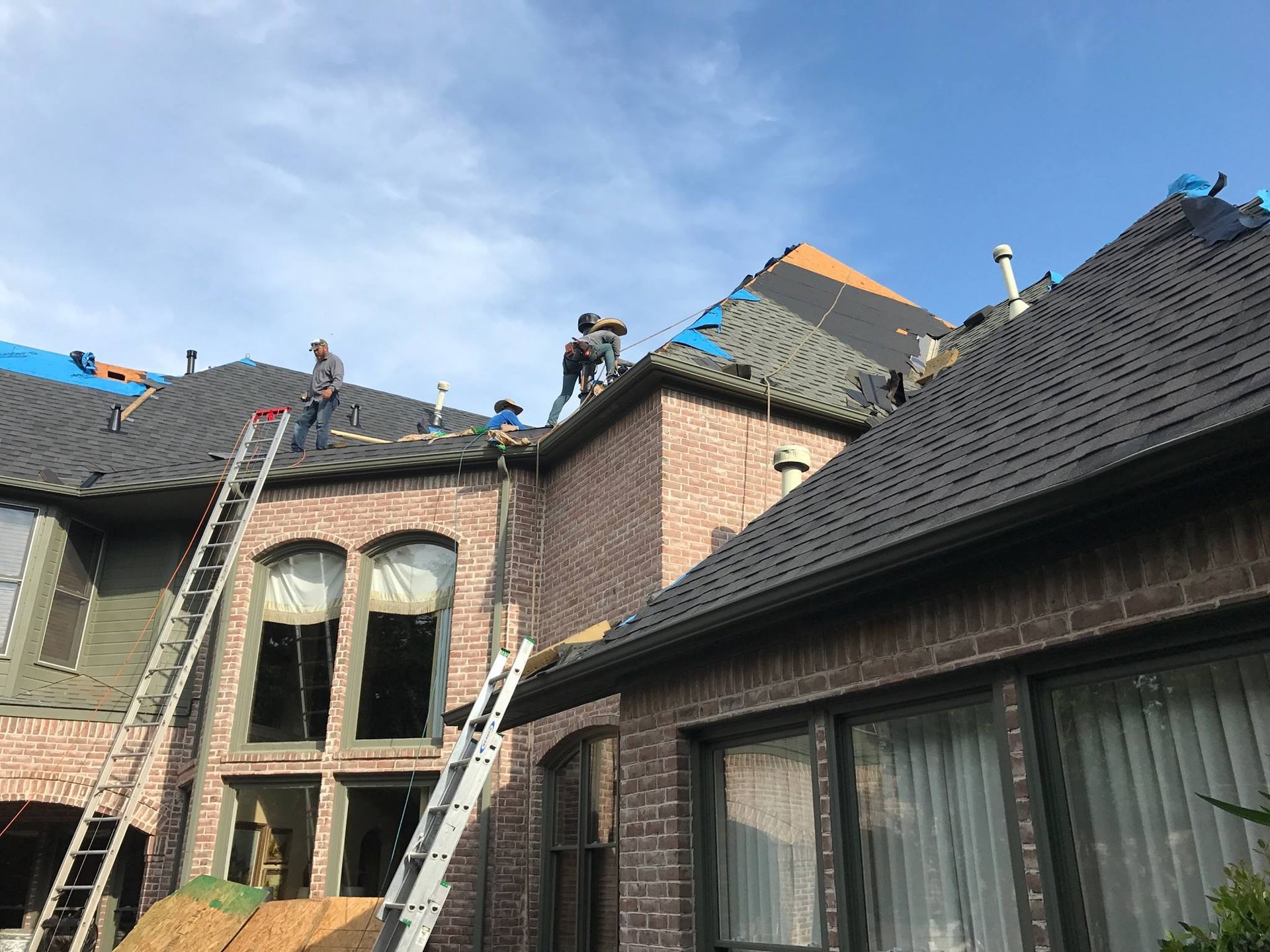 Shingle roof installation