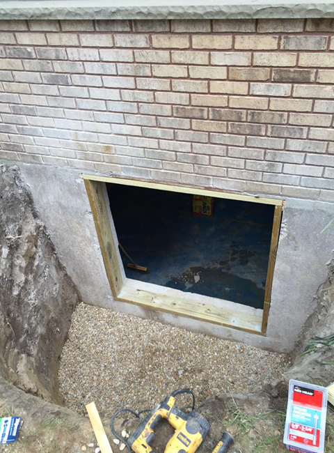 Egress window installation